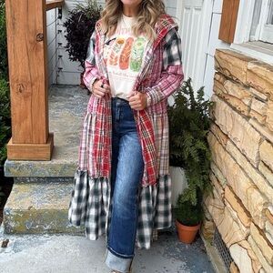 Oli & Hali Multicolor Plaid Women's Coat